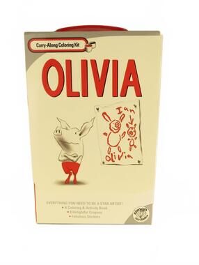 Vintage Olivia Carry-Along Coloring Kit Unused